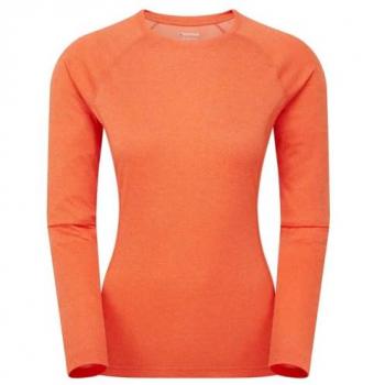 Montane Women's Dart Long Sleeve T-Shirt - Tigerlily, Size 12