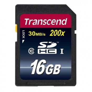 Transcend 16GB SDHC UHS-1 Class 10 Memory Card