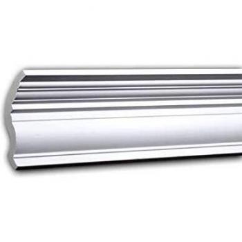 Cornisa Decorativa Estilo Neoclásico Blanca 2 m - Modanatura Profhome 150179