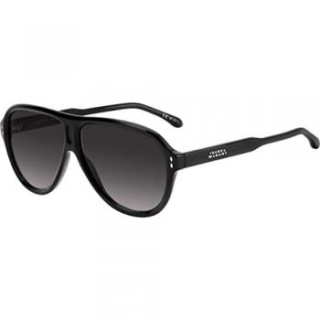 Isabel Marant Black Female Aviator Sunglasses IM 0124/S, 60mm Size