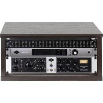 Gator Cases Elite Series Desktop 4U Studio Rack, Dark Walnut Brown