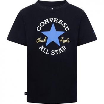 Camiseta de Manga Corta Infantil Converse Sustainable Core SSE Negro