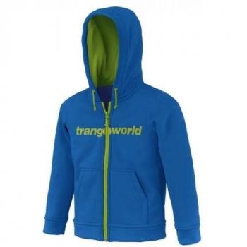 Trango Oby - Chaqueta para niños de 10 años, color azul imperial / verde claro