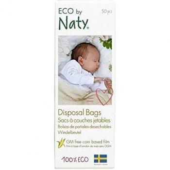Bolsas de basura ecológicas para pañales Naty by Nature Babycare, 50 bolsas de basura