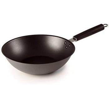 Lacor - 63729 - Wok Acero Antiadherente 28 cm - Negro