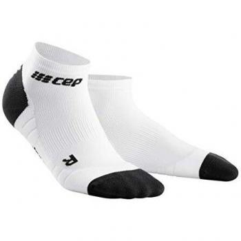 CEP Unisex's Low Cut Socks 3.0, White/Dark Grey, 45-48