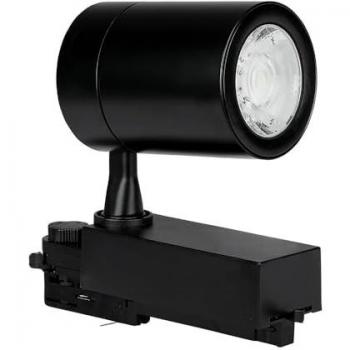 Proyector LED para carril 35W 100LM/W Color Negro 6000K