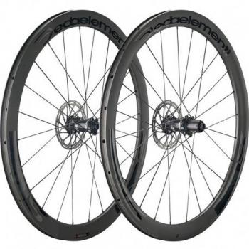 Juego de Ruedas Deda SL45DB Carbon Disc 700 - Eje Delantero 12x100 mm - Eje Trasero 12x142 mm - Shimano