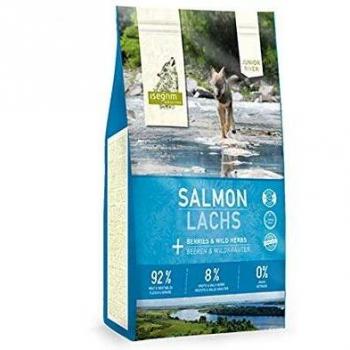 ISEGRIM Saco Perro Junior Salmón + Bayas y Hierbas Silvestres, 12 kg, Perro