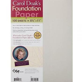 C&T Publishing 10985 Carol Doaks Foundation Paper-8-1-2 in. x 11 in. 100-Pkg by C&T PUBLISHING