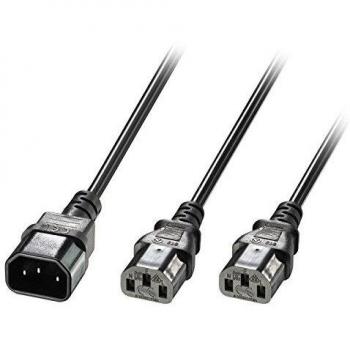 Cable de alimentación C14 a 2x C13 Lindy 30039