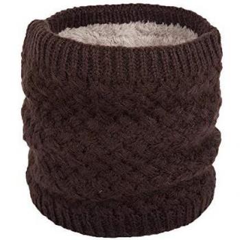 Braga Para El Cuello Térmica Unisex Color Liso De Lana De Ganchillo Con Borreguito Por Dentro Para Invierno Cálido Pasamontañas Para Ciclista Motociclismo