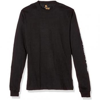 Camiseta de Manga Larga Carhartt Logo - Negro (M)