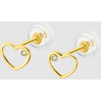 Pendientes Time Road HIN00236 Oro Mujer
