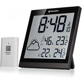 Bresser TEMEOTREND JC LCD Reloj METEOROLÓGICO NEGRO