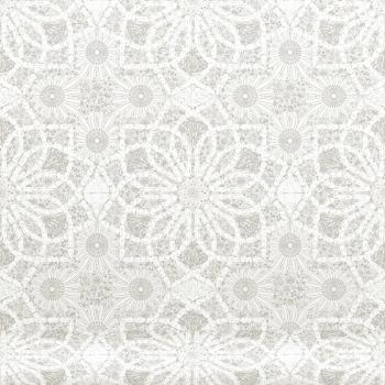 Equipo DRT 21166 Papel Pintado Geométrico Floral, Piedra