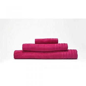 DOLORES PROMESAS Signature Juego Toallas Fucsia 3 Piezas
