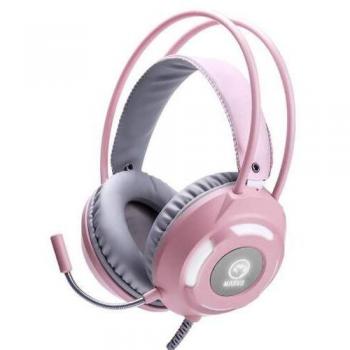 Auriculares Gaming con Micrófono Marvo HG8936 Rosa