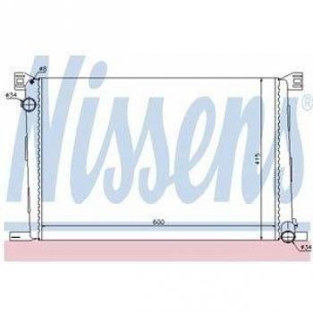 Nissens 69706 Refrigerantes del Motor