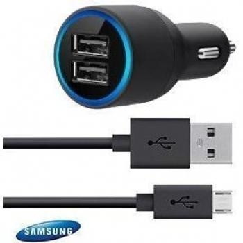 GemRay Premium Samsung S5 dual usb car charger with the new super fast 3.0 micro usb cable designed for the new Samsung Galaxy S5. Charge your Samsung Galaxy S5 at lightning speed. Safely charge two devices while on the move. Sleek and stylish and will co