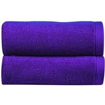 Sorema New Plus - Toalla para baño, de algodón peinado, 100 x 150 cm, color violeta