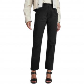 G-Star Women's Slim Chino Trousers in Dark Black