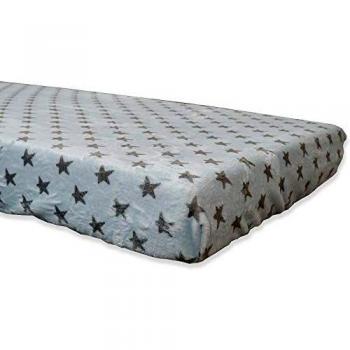 Babyline BACOESCE - Bajera coralina invierno, hipersuave, transpirable e hipoalergénica, esquinas engomadas, ajustable