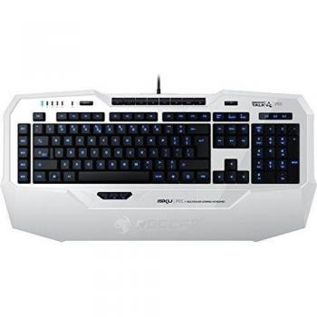 Roccat Isku FX - Teclado gaming, iluminación multicolor, color blanco