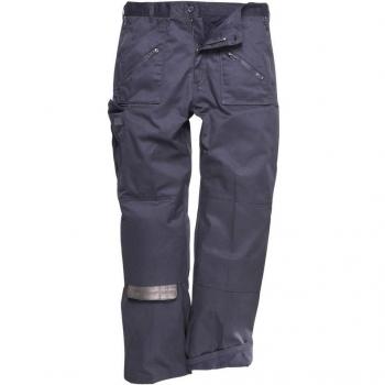 Pantalones Action Forrados con Bolsillos para Rodilleras Portwest C387 Azul Marino Talla L 33