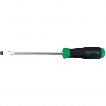 Destornillador plano TOPTUL FAAB6E10, 6.5 mm de ancho, longitud de 100 mm
