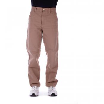 Carhartt WIP Men's Single Knee Pants, Light Brown, Casual Trousers