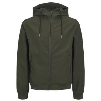Jack & Jones Basic Softshell Hooded Jacket Green