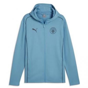Manchester City PUMA Casuals Hoody Jacket - Blue