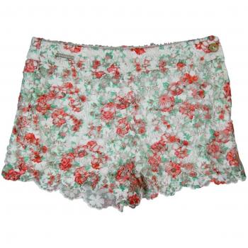 Boboli Short Con Guipur De Niña - Talla - 12 Para Niñas