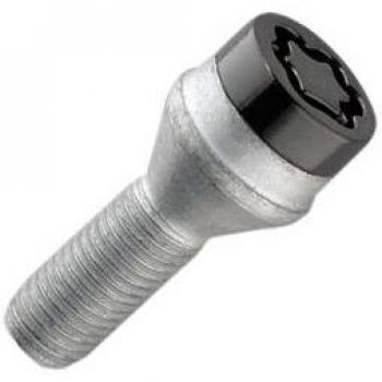 McGard 27000 Sub Tornillos Antirrobo de Ruedas Sub M14x1.5, Color Negro