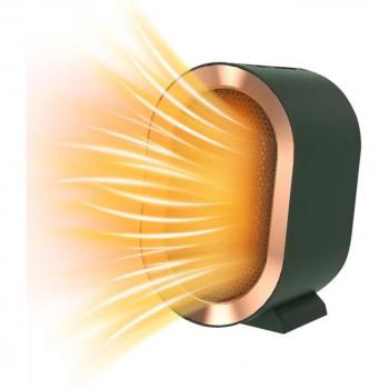 Calentador Eléctrico Silencioso de Baño con Ventilador, Mini Calentador Portátil de Cerámica para Hogar y Oficina Pequeña