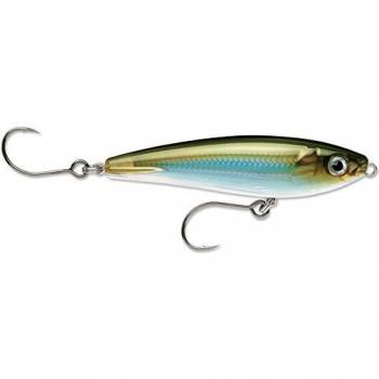 Rapala X-Rap Saltwater Señuelo, Unisex-Adult, Moss Back Shiner, 7