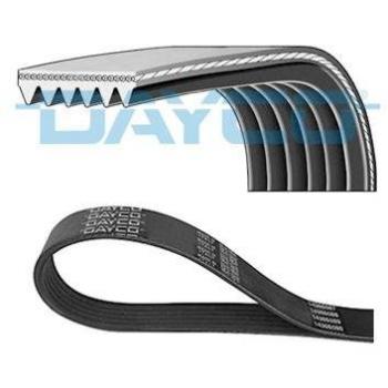 Correa trapecial poli V DAYCO 6PK1420HD - Correa V ribbed, longitud de 1420 mm, 6 ranuras, alta resistencia y durabilidad