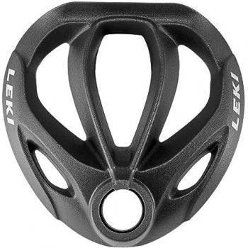 Leki Alpino Punta Contour Binding Basket Ø 75 Mm - Cesta de esquí, color negro, diámetro de 75 mm, diseñada para mejorar la sujeción y el rendimiento en nieve
