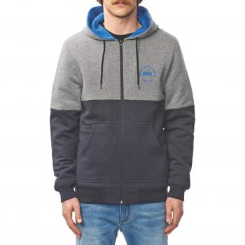 Globe Slant Hoodie - Sudadera, Hombre, Gris