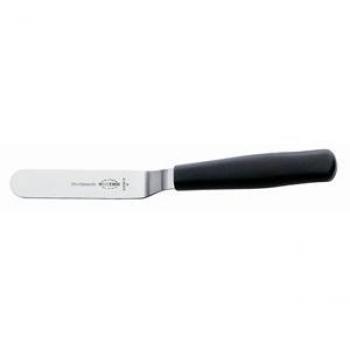 Espátula codo de acero inoxidable 10 cm con mango de plástico - Dick