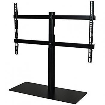 Soporte de Piso para TV de 40 a 65 Pulgadas, Carga Máxima 25 kg, Acero Negro