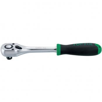 Carraca reversible de 1/2 TOPTUL CJBG0815, longitud 150mm, 36 dientes