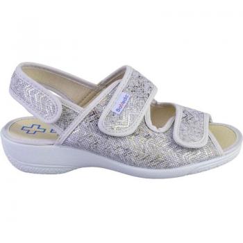 Sandalias de mujer BIOMEDIC 5128 AGORA con velcro color beige