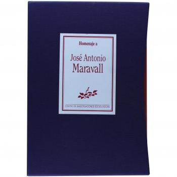 Homenaje a José Antonio Maravall