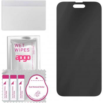 Cristal Protector Híbrido Mate Privado Flexible Nano Compatible con Apple iPhone 15 Plus, Excelente Reemplazo de Cristal Templado, Resistente a Rayones