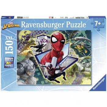 Puzzle Ravensburger 150 Piezas XXL Spiderman Amigos y Enemigos 70x50 cm