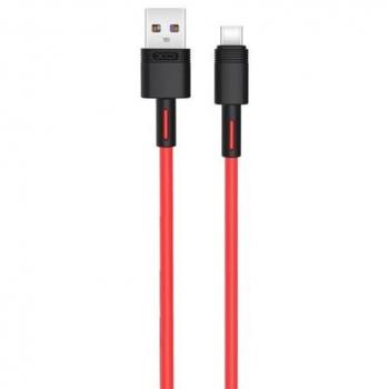Cable NBQ166 Carga Rápida USB - Tipo C | 5A | 1 Metro | Color Rojo