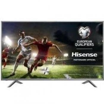 Televisor Hisense H49N5700 de 49 Pulgadas, LED 4K Ultra HD, Smart TV con Wifi, Dolby Audio y HDR10, Modelo 2017 en Gris Oscuro
