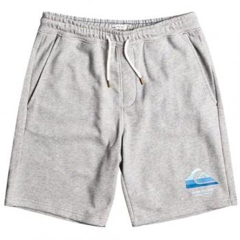 Short de Chándal Quiksilver Local Surf para Hombre en Color Gris Claro Heather, Talla XL